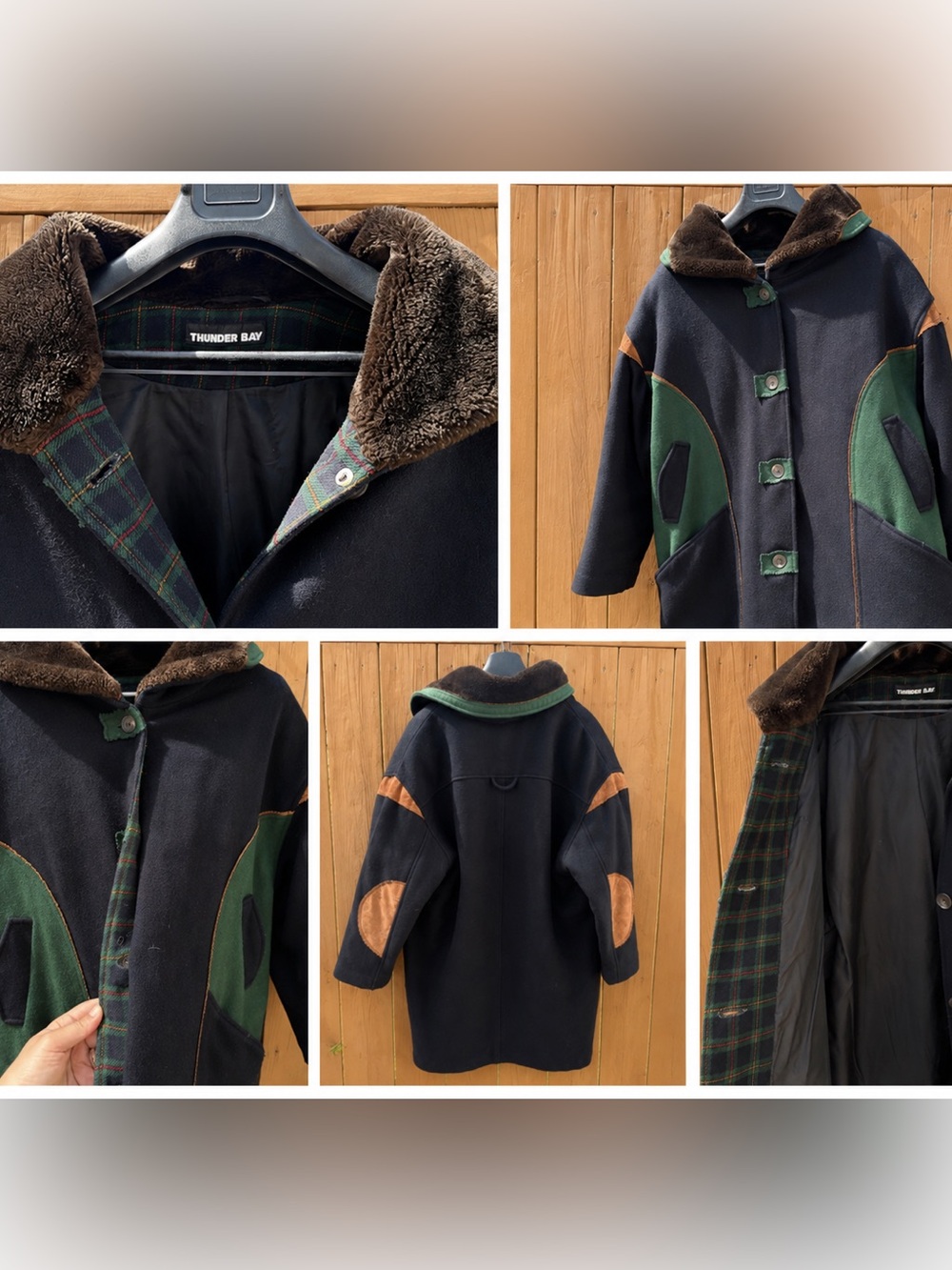 Gorgeous Canadian-made vintage artisan wool coat!